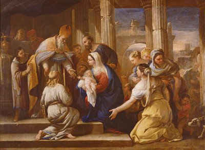 Présentation au Temple - Luca Giordano